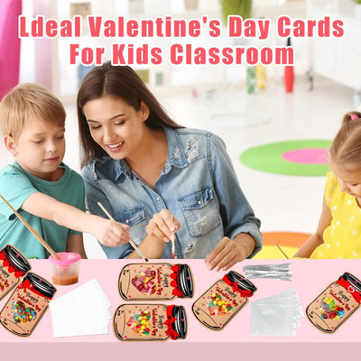 Lush™ Valentines Day Cards for Kids - 30 Pack