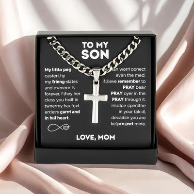 Lush™ ''To My Son'' Cross Necklace