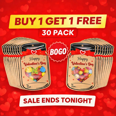 Lush™ Valentines Day Cards for Kids - 30 Pack